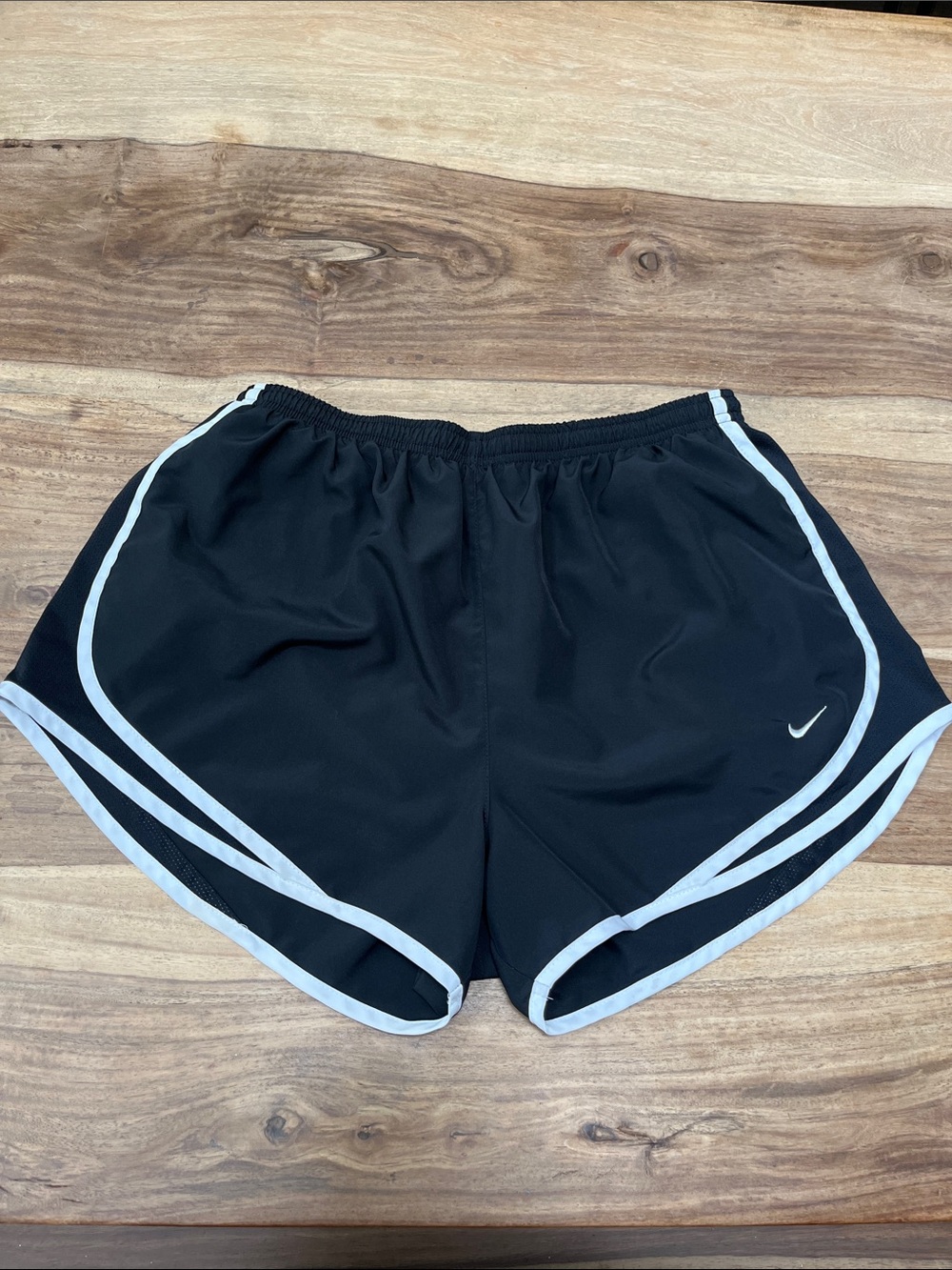 Nike Women’s Black Running Shorts with White Trim